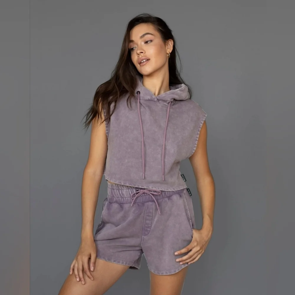 Michi Sonora Set - Short and Crop Hoodie - Picture 1 of 3